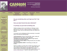 Tablet Screenshot of cannoncareercenter.com